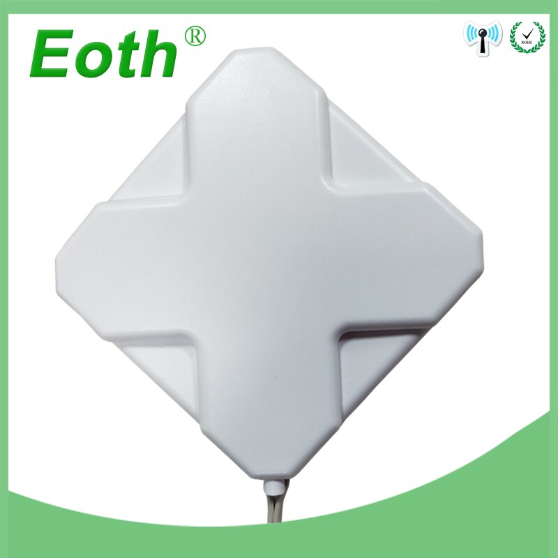 Eoth-antena 3G 4G LTE TS9, conector macho 35dBi con Cable de extensión de 2m para módem 4G, enrutador, antena 4G