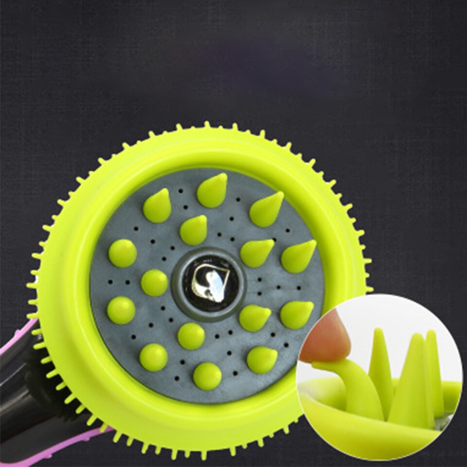 Masaje de lavado escudo contra salpicaduras multifuncional perro gato cabeza de ducha interior exterior herramienta aseo mascota baño rociador Kit