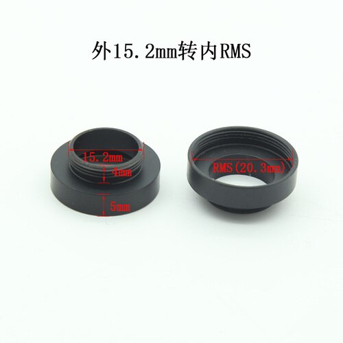 Microscope Objective Lens CS RMS Thread to M25 M26 M27 M32 Micro Photography Interface Adapter Ring: C