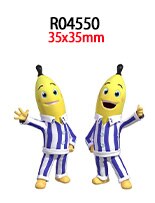 30 stk/lot banan i pyjamas planharpiks for hårbowas og tilbehør  r04549 r0455 r0456: R04550