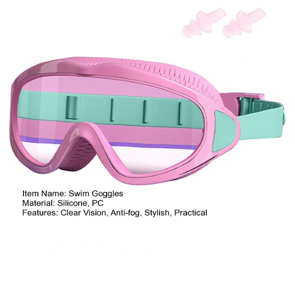 Kids Swim Goggles Anti-Fog Anti-UV Wide View Swimming Goggles Leakproof Youth Pool Glasses for Kids 2-16