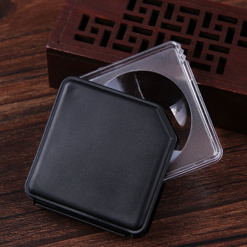 Loupe à main 10X Loupe Portable 50MM Loupe de poche rétractable pliable bijoux Loupe carrée Lupe de lecture