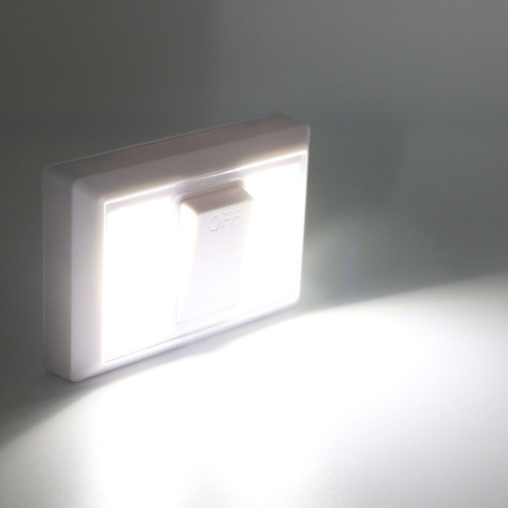 magnetisch Ultra Helle Mini Kolben LED Zauberstab Lichtschalter Nachtlicht Lampe Schnurlose Batteriebetriebene für Garage Schrank Schlafzimmer
