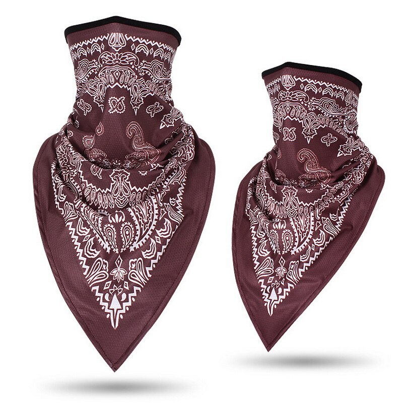 Unisex Windproof Thin Wrap Scarf Men Women Face Scarf Bandana Ear Loops Face Balaclava Neck Gaiters Digital Printed: 3-1pc