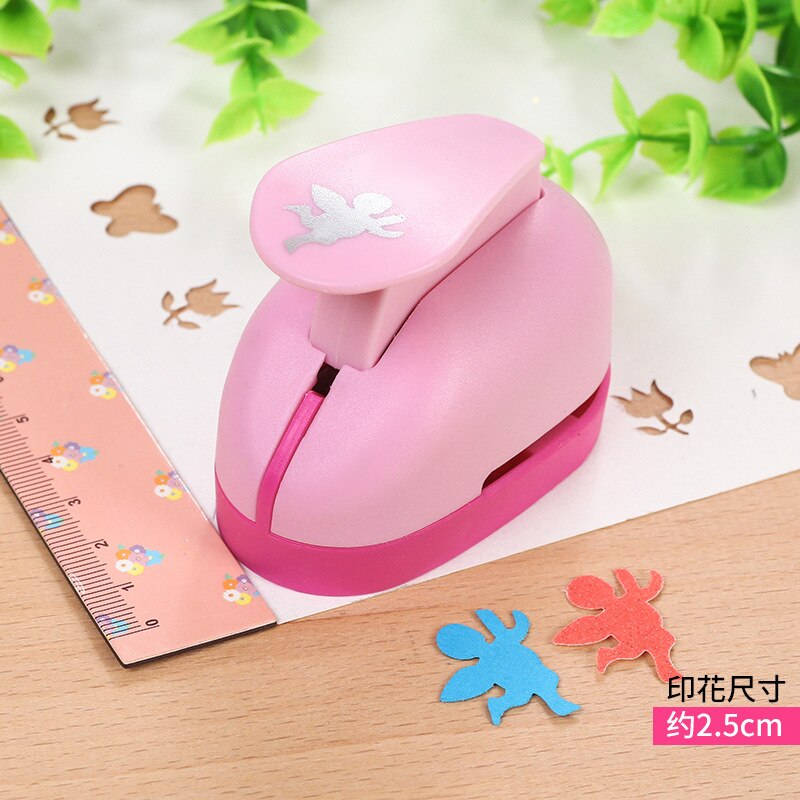 1pcs 2.5cm/1.5cm Mini Paper Punch for DIY Card Punch Device Engraving Cutter Machine Handmade Materials for Kindergarten: 2.5cm angel