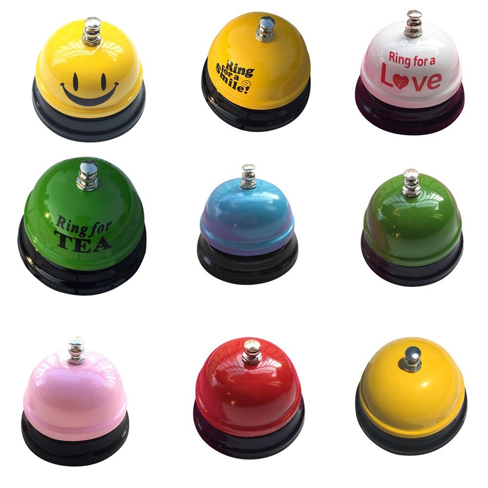 Hotel Counter Desk Bell Ring Metal Reception Restaurant Kitchen Bar Service Call Practical Restaurant Service Call