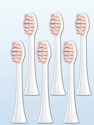 12 stuks opzetborstels Past met FLYCO elektrische opzetborstel TH01 originele FT7105/FT7106/FT7205 universele vervanging: Ivoor