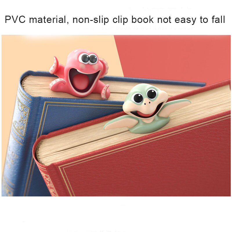 Wacky Bookmark Stereo Kawaii Cartoon Bookmark 3D Animal Wacky Bookmarks for Book PR