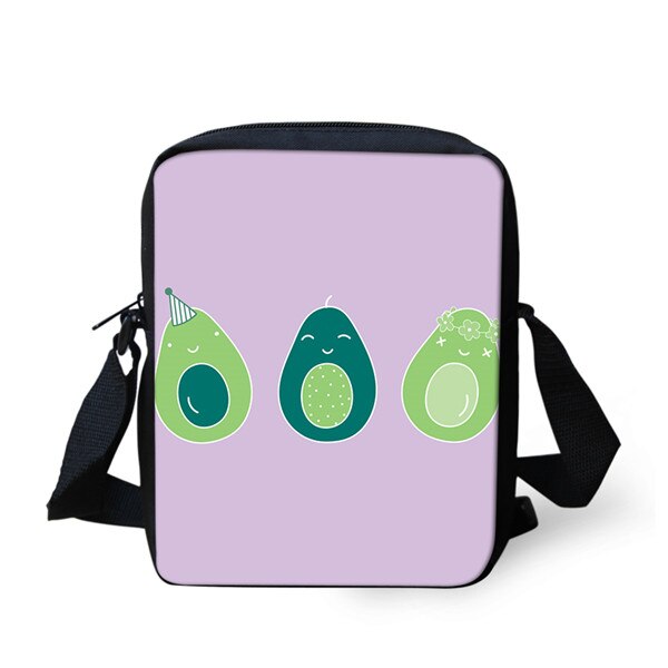 Nette Obst Avocado Schulter Bote Tasche Kühlen Sommer Umhängetasche für Mädchen Telefon Tasche Einkaufen Taschen Mochila Infantil: er00780E