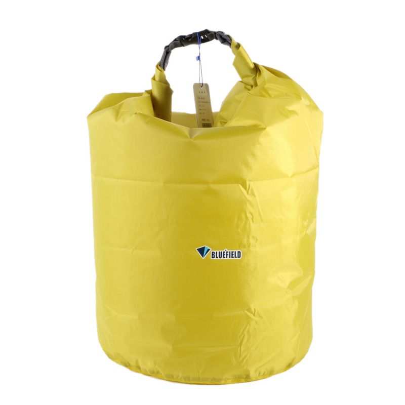 Bærbar 20l 40l 70l vandtæt taskeopbevaring tørpose kano kajak rafting sport udendørs camping rejsesæt udstyr: Grøn 20l