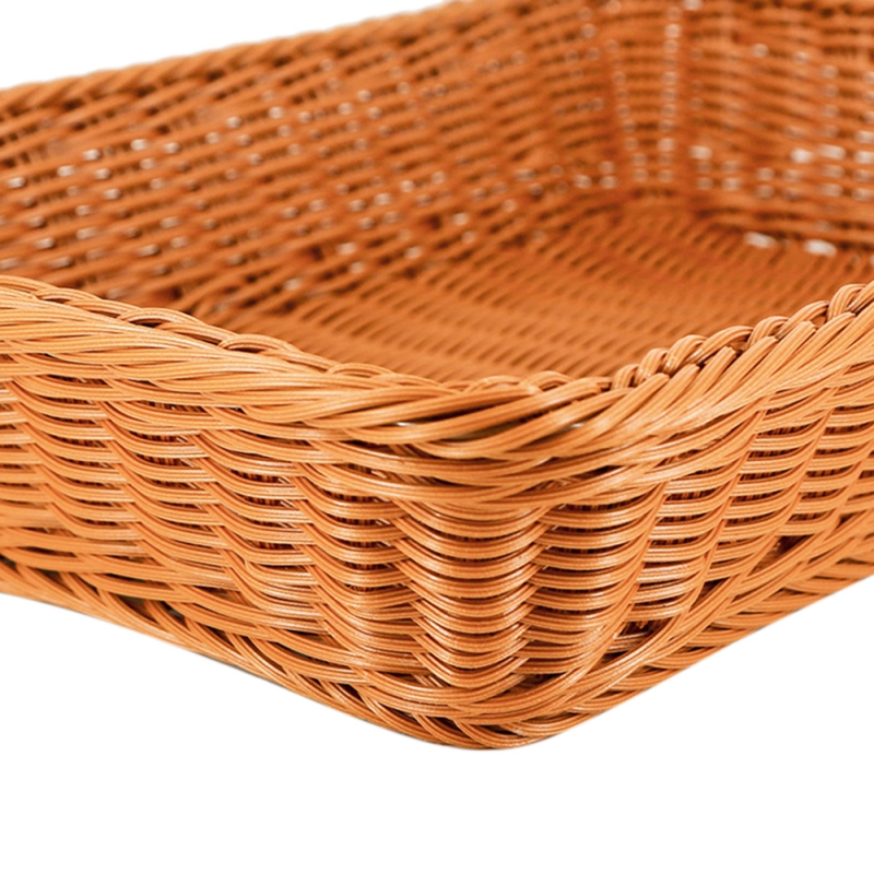 Obst Tee Snack Brot Ablage Handgewebte Rattan Weiden Korb 22/30/35 cm Picknick Kosmetische Lagerung Kasten Küche Haushalt Werkzeug