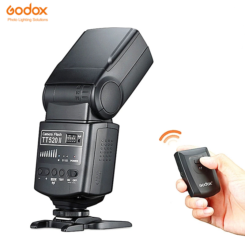Godox TT520 Ii Universal Flash Speedlite Digitale Camera &#39;S Met Standaard Flitsschoen Voor Dslr Camera &#39;S Canon Nikon Pentax Olympus