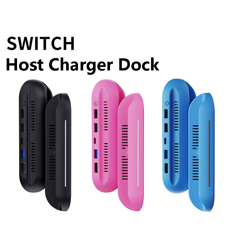 Portable Dock Station USB 3.0 2.0 Replacement Switch Host Charger Dock Video Conversion Switch Dock for Nintendo Switch Host