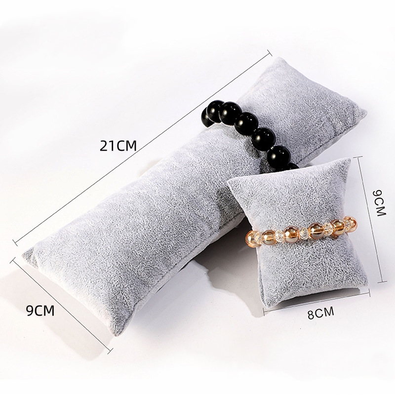 Zwart fluwelen linnen armband horloge kussen kussen houder voor armbanden accessoires sieraden display kleine bedrijven boetiek