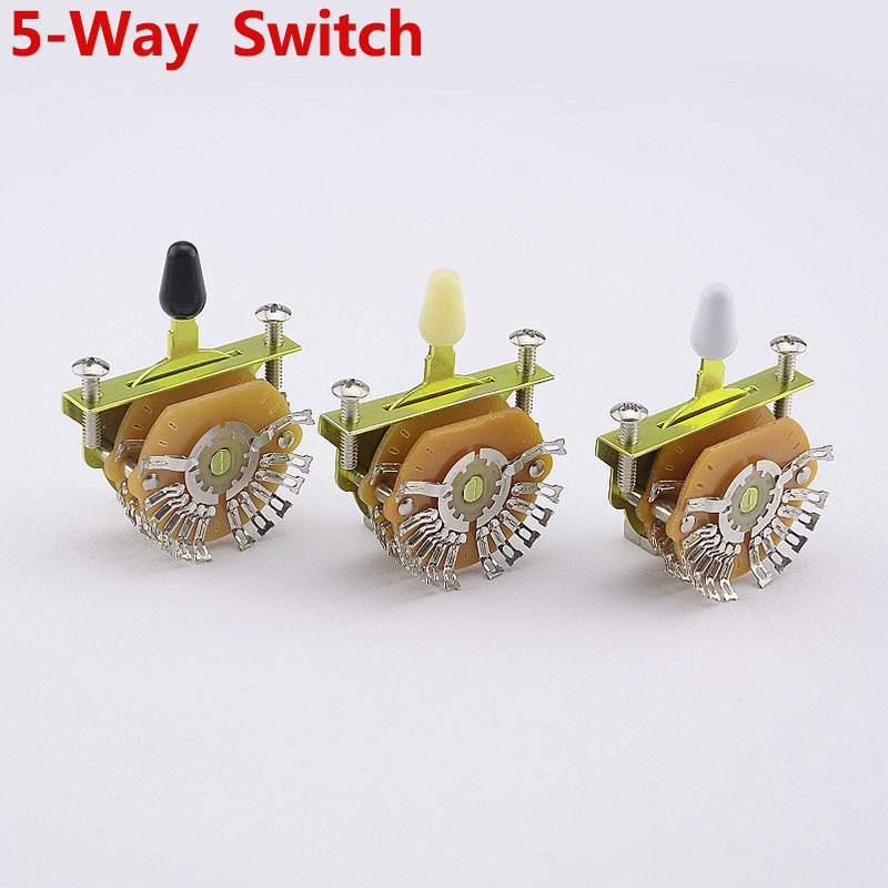 【Made in Korea】1 Piece Oak Grigsby 4-Pole, Double Wafer, 5-Way Super Switch For Electric Guitar