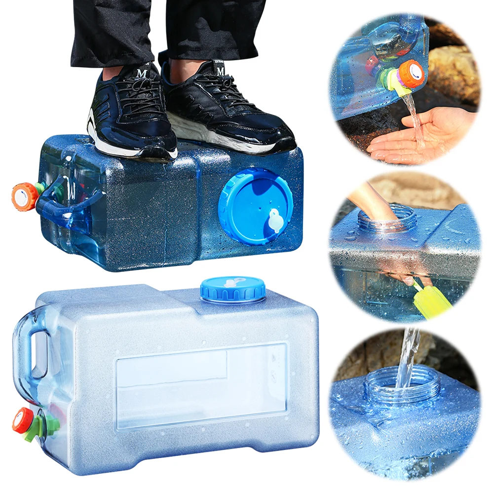 15/18/19/20/22/24/25L Auto Wateremmer Grote Capaciteit Drinkwater Emmer met Kraan Draagbare Auto Water Emmer Rijden Pure