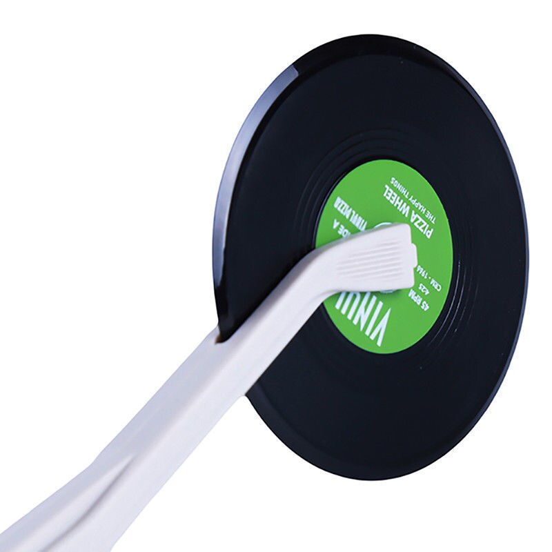 Kreatywny krajalnica gramofon nóż robić pizzy winylu nowa płyta CD projekt koła robić pizzy nóż rolkowy narzędzia robić pizzy