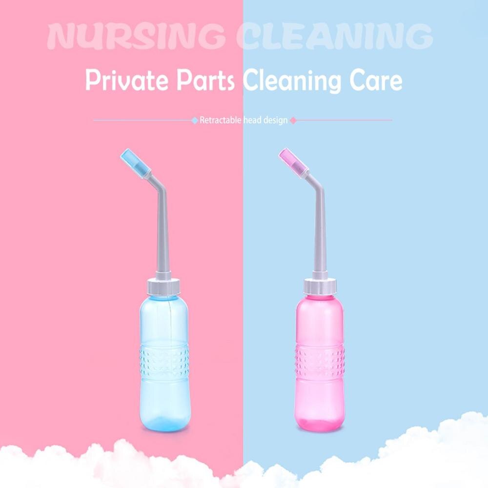 560ml Portable Travel Hand Held Bidet Sprayer Personal Cleaner Hygiene Bottle Spray Washing Portable Bidet for Toilet Handheld C