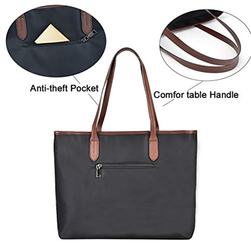 OSOCE Handbags Up to 15.6 Inch Laptop for Women Office Bags Briefcase,Laptop Tote for Women,Lightweight,Waterproof