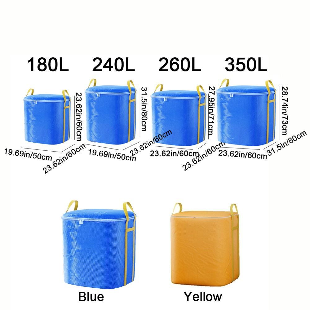 Large Capacity Moving Package Bag Dustproof Waterproof Luggage Packing Bag Heavy Duty with Zipper Quilt Clothes Storage Bag