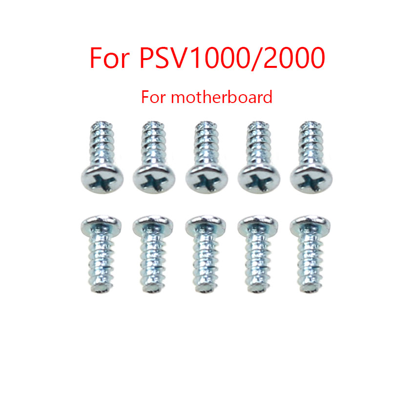 YuXi Screws Set For Xbox One 360 Console Shell For PS5 PS4 PS3 PS2 for PSP PSV 1000 2000 + Screw For NDSL 3DS XL GB GBA GBC NS: Silver