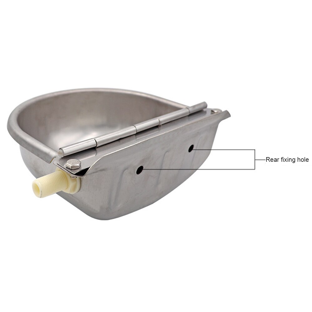 25*25*10cm Edelstahl Wasser Trog Schüssel Automatische Trinken für Pferde Ziegen Schafe Rinder Werkzeug Zubehör