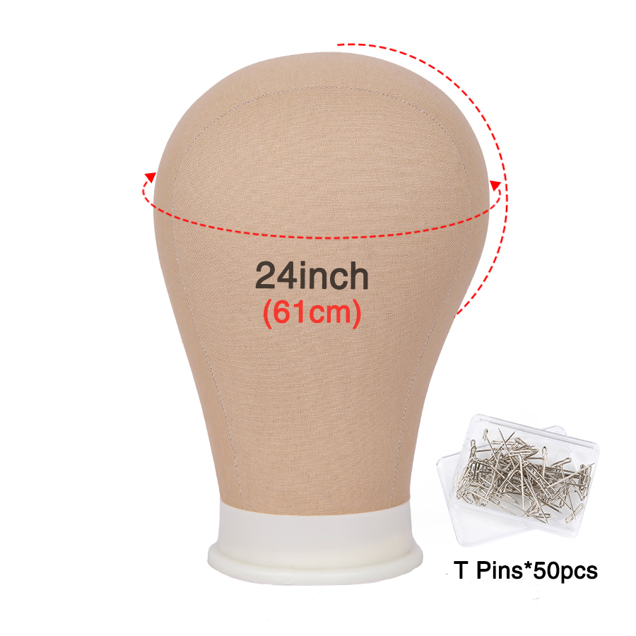 Wig Making Canvas Head and Training Head Tripod for Wigs Good Mannequin Head for Making Wigs: Burgundy