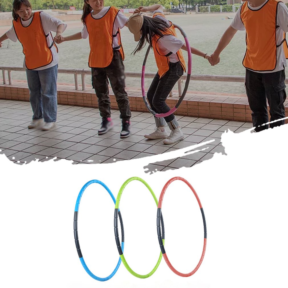 Children's Hoop Plastic Hoop School Students Assemble Fitness Equipment Hoop Batch Rolling Hoop Rolling Ring