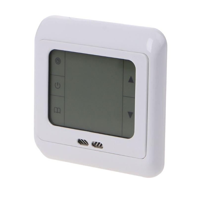! Thermoregulator Touch Screen Verwarming Thermostaat Voor Warme Vloer, Elektrische Verwarming Systeem Temperatuur Controller Met Kid Slot