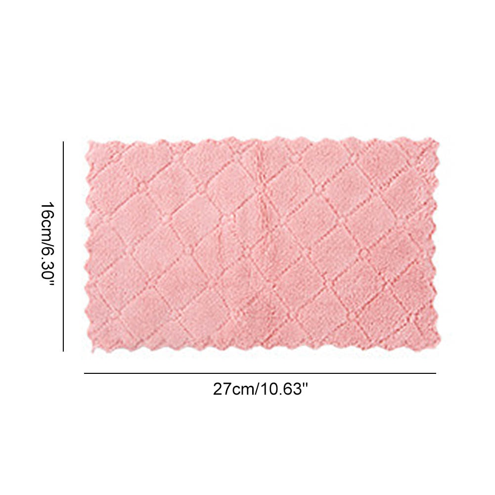 Trapo de microfibra superabsorbente para cocina, toalla de mano de tela, paño de limpieza, toallita del fregadero, trapos antiadherentes de limpieza de aceite, herramientas Kichen 5 uds.