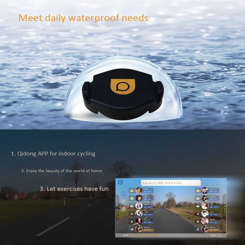 Bicycle Cadence/Speed Sensor Wireless Bluetooth 4.0 Speed Sensor Is Suitable for Spinning/Bicycle