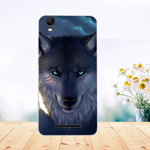 Zagter soft tpu fundas sheer for highscreen easy l pro cases silikone malet wolf rose cat case til highscreen easy l pro cover: Y022