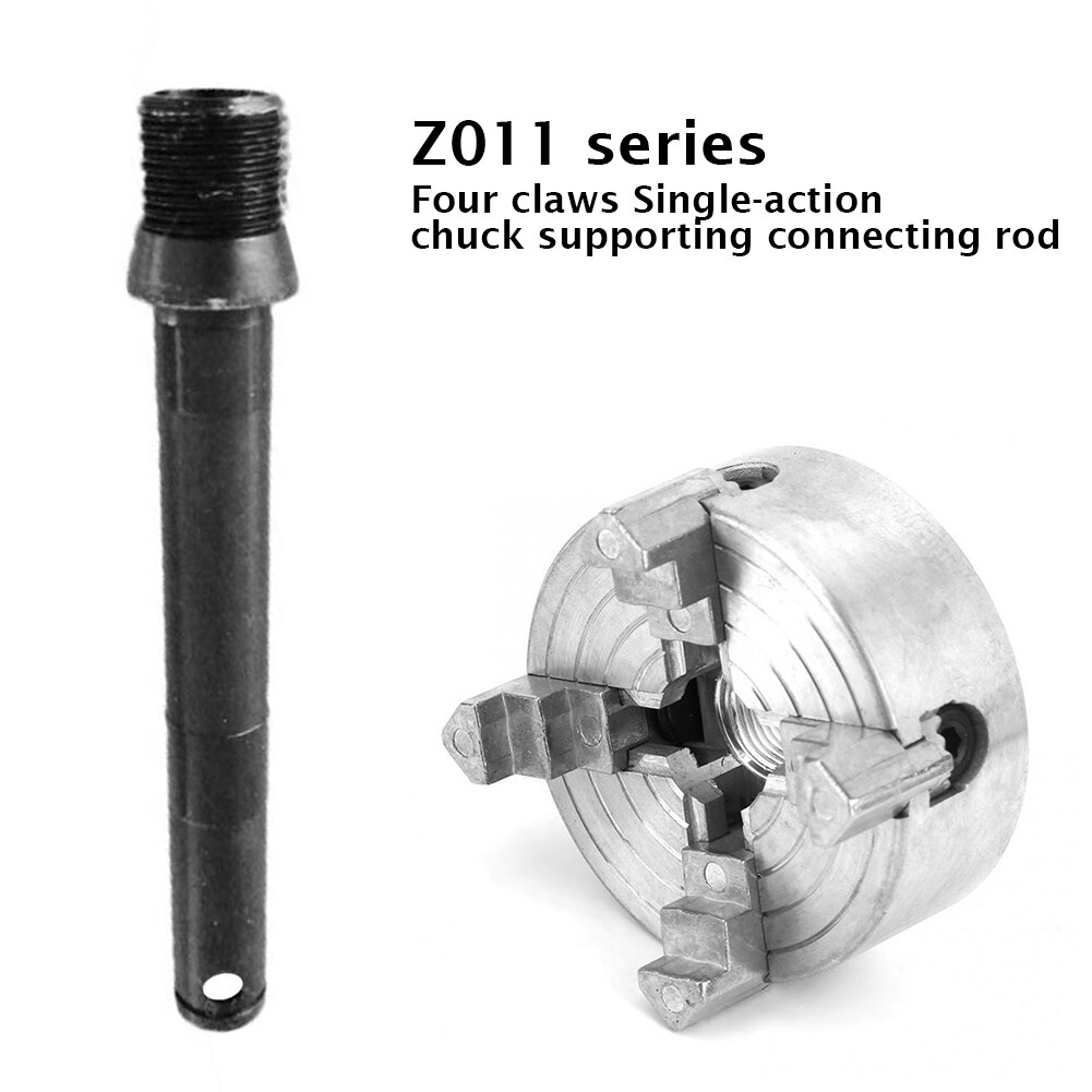 Self-Centering Steel Lathe Chuck There/Four Jaw Woodworking Chuck Connecting Rod Tough Easily Carrying Lightweight Tool