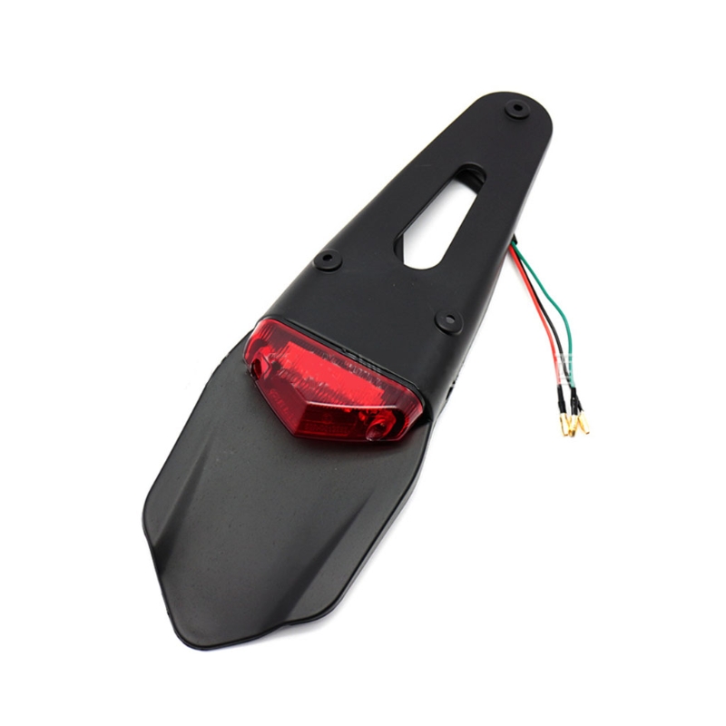 Motorcycle LED Tail Light Rear Stop Brake Lamp Universal for Enduro EXC WRF 250 400 426 450: Red