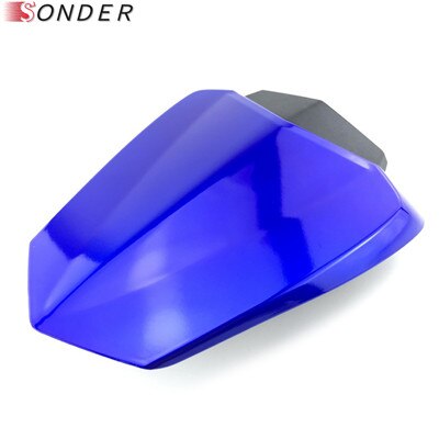 Motocicleta rojo pasajeros trasera cubierta de asiento trasero asiento cuello carenado para YAMAHA YZFR1 YZF1000 YZF R1 1000 YZF-R1 09-14 13 12 11 10: Blue