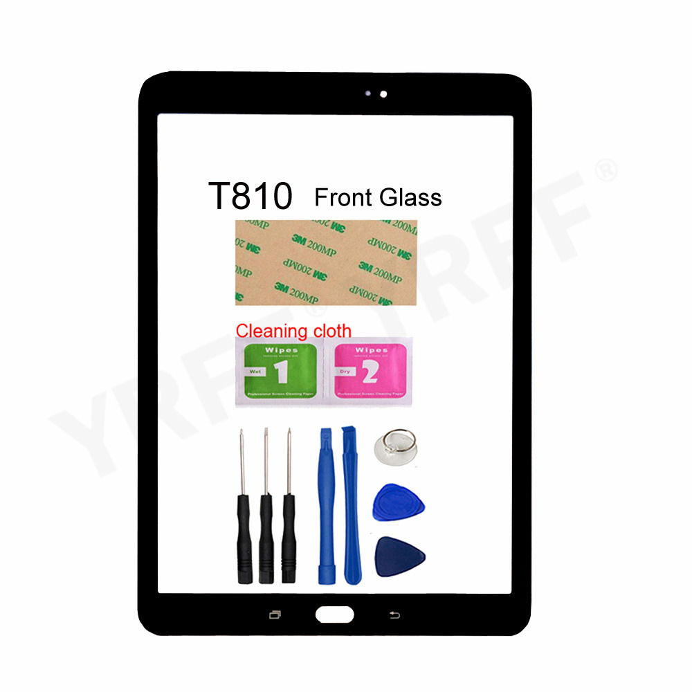 For Samsung Galaxy Tab S2 8.0 T710 9.7 T810 (No LCD Touch Screen) Front Glass Screen Panel Assembly Parts