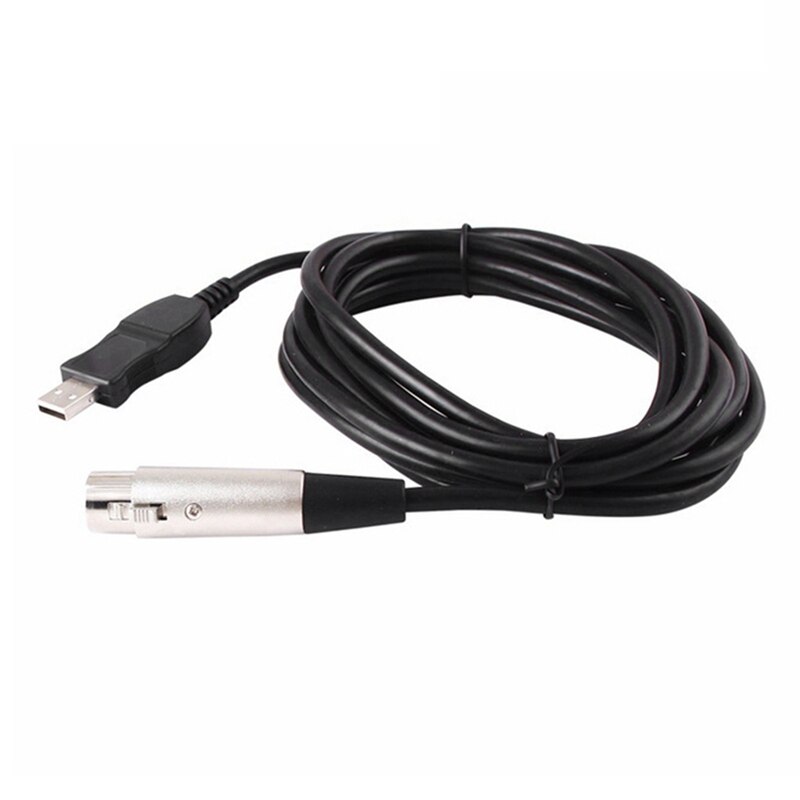 10Ft (3Meter) Gebalanceerde Xlr Female Naar Usb 2.0 Kabel Voor Instrumenten Microfoons (Single)