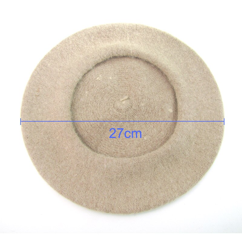 dame vårvinter basker lue malerstil lue kvinner ull årgang basker ensfarget lue damepanser varm ganglue