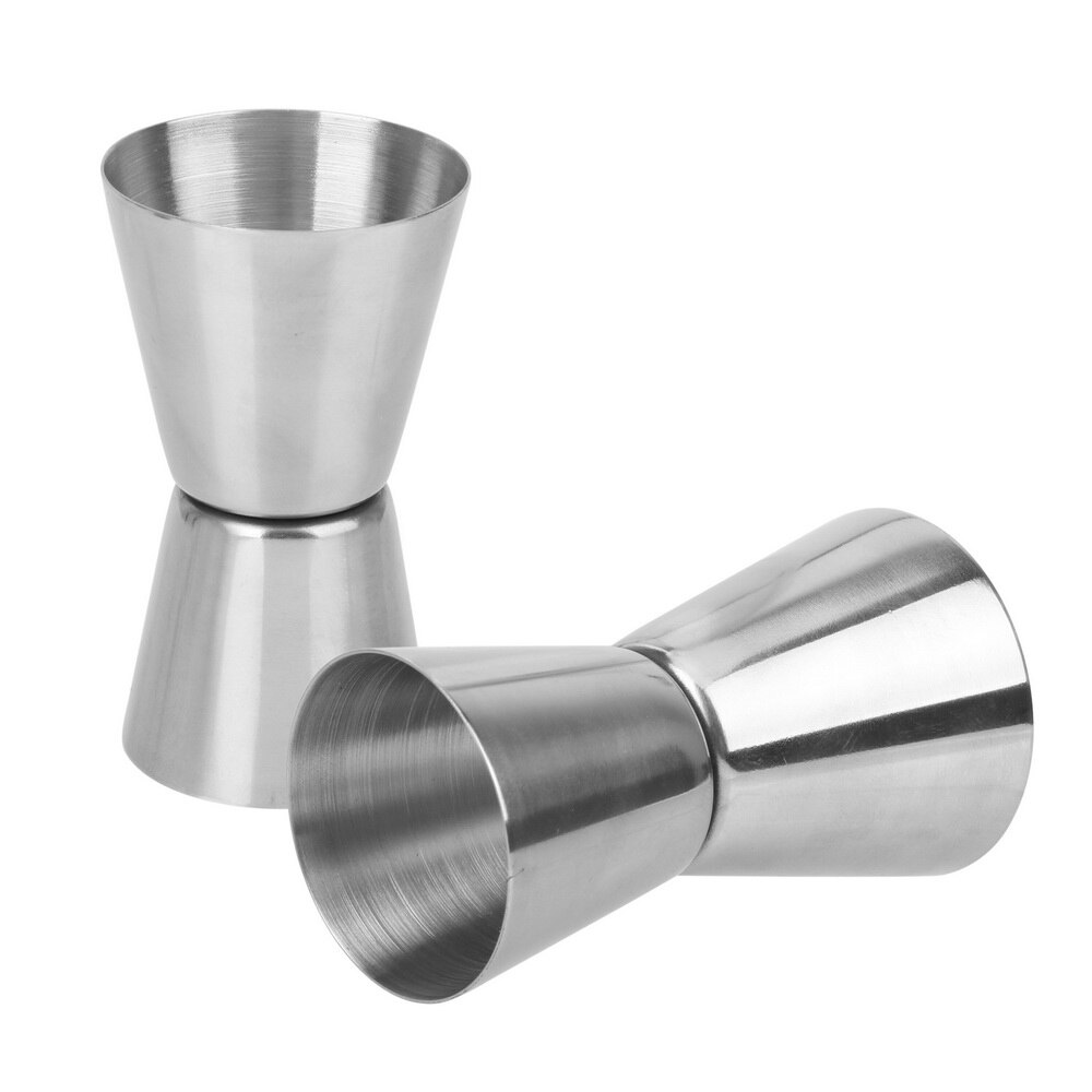 Cocktail Shaker Jigger 25/50ML Short Drink Measurement Cup Cocktail