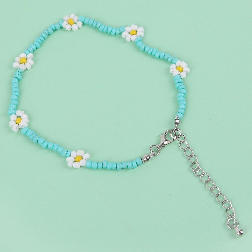 Tobillera con forma de mariposa para mujer, joyería para el pie, pulsera descalza para la playa, correa para el tobillo, accesorios de joyería bohemios: D Beads Anklets