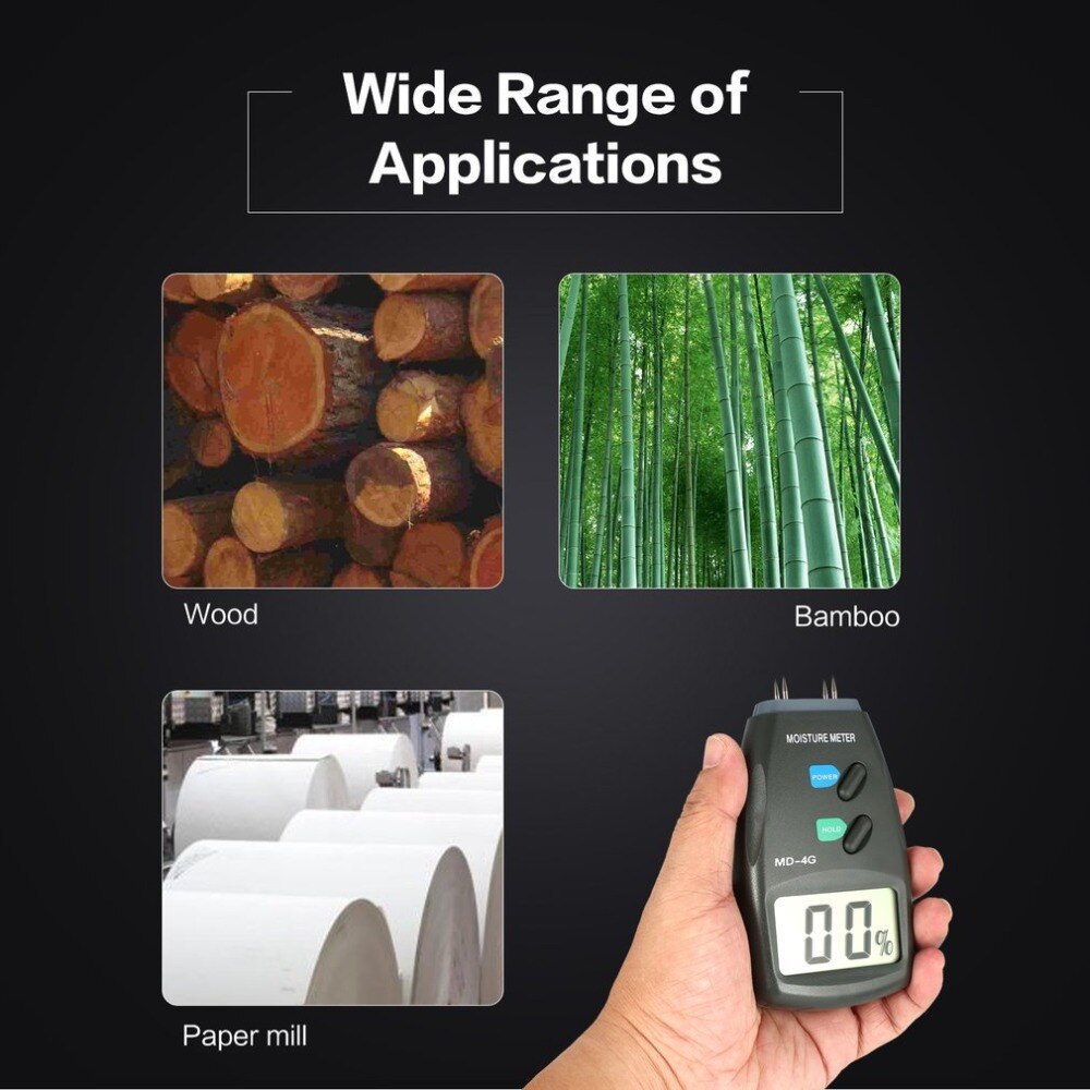 Digitale Holz Wasser Feuchtigkeit Meter Tester Wer... - Viceal Digitale Holz Wasser Feuchtigkeit Meter Tester Wer... - Viceal