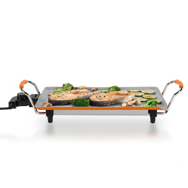 NEWCHEF-Plancha Cocina ChefStone Modelo Thermo.Recubrimiento Cerámico 100% Antiadherente. 1000W. 5 Niveles de Potencia