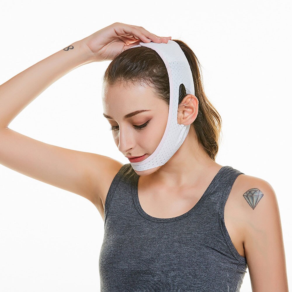 1Pcs Chin Cheek Slim Lift Up Anti Wrinkle Mask Ultra-thin V Face Line Belt Strap Band Chin Cheek Slim Lift Up Anti Wrinkle Mask