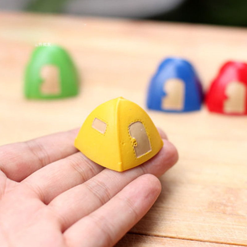 Tent House Miniature Fairy Garden Home Houses Decoration Mini Craft Micro Landscaping Decor DIY Accessories