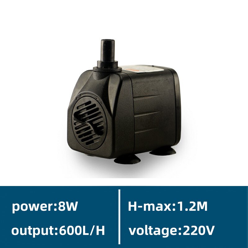 AC 220V 4type US Plug Submersible Water Pump Aquarium Fountain Air Fish Pond Tank 1pcs