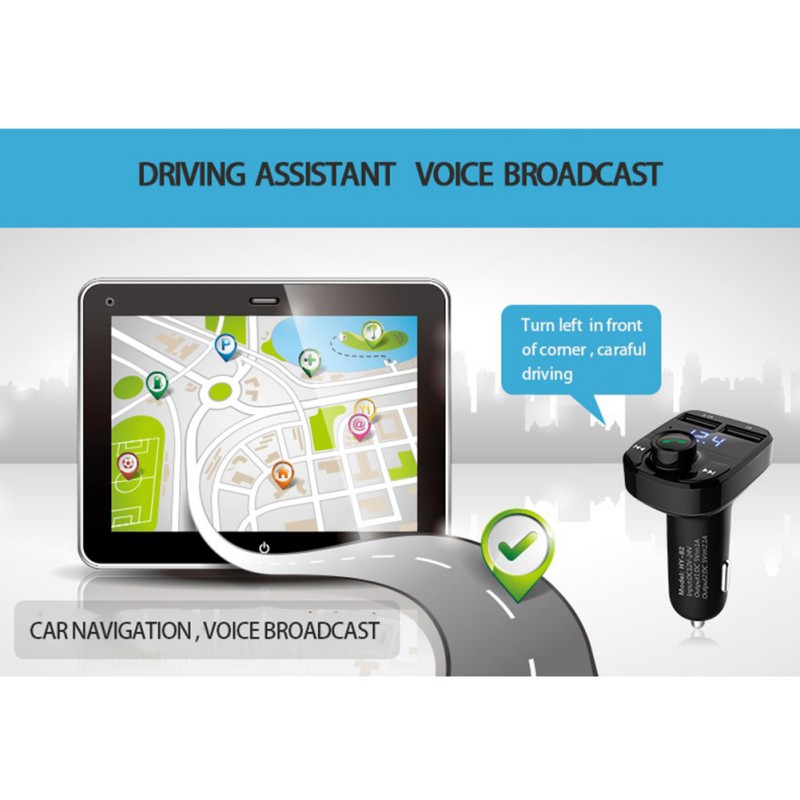 Auto MP3 Speler Bluetooth Fm-zender Kit Auto handsfree Audio MP3 Modulator Dual USB Lading