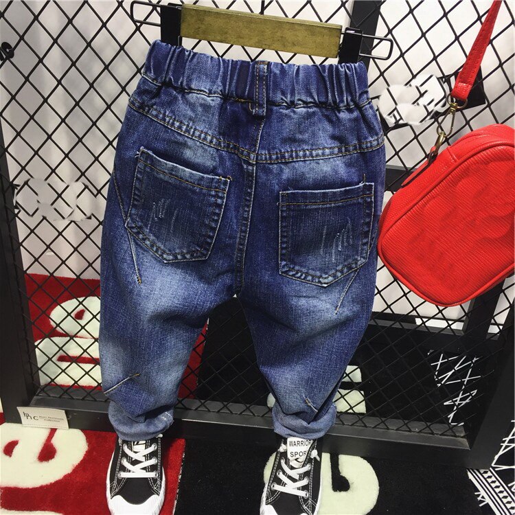 Mode Jongens Denim Jeans Kids Jongens Katoenen Broek Kinderen Broek Casual Jongens Broek Kleding 2-6 Jaar