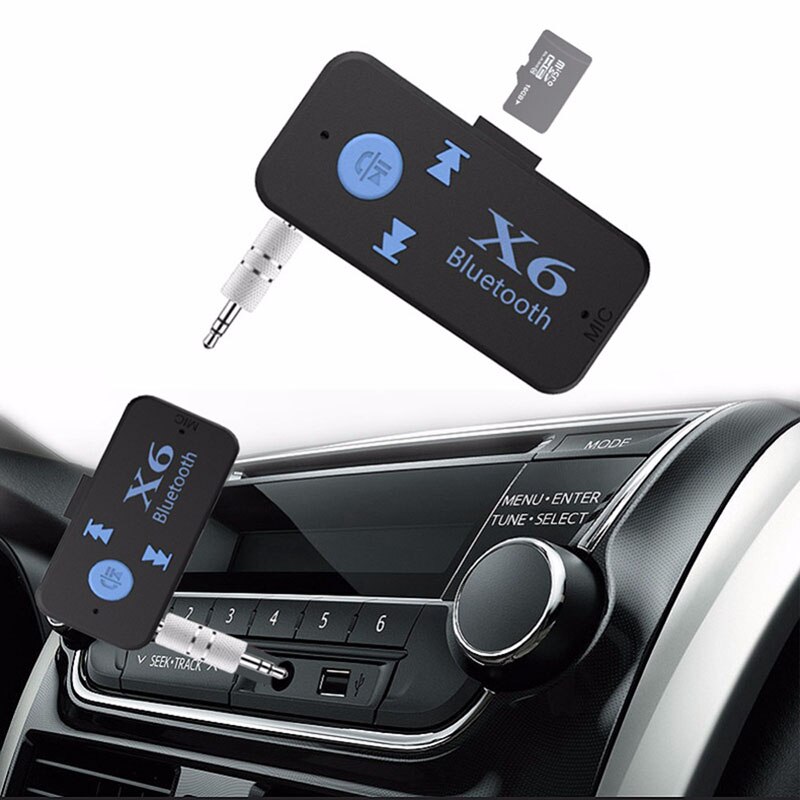 Auto Bluetooth Mini Audio Ontvanger 3.5Mm Aux Bluetooth Zender Draadloze Handsfree Luidspreker Hoofdtelefoon Adapter Auto Styling