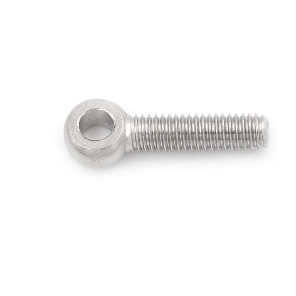 1 stk 304 stål øje bolt  m6*25mm skrue o ring hoved aksel pin split pin aksel pin dyvel bolt maskineri skulder løftebolt