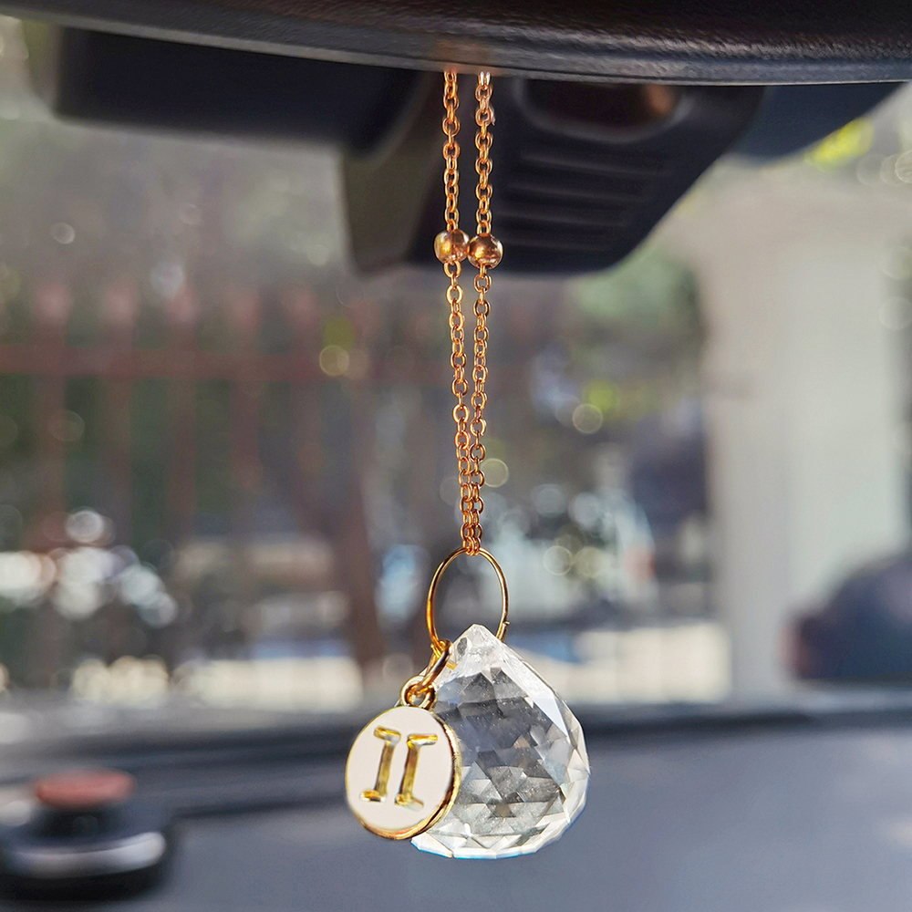 12 Constellation Sun Catcher Suncatchers for Car Window Garden Decoration Outdoor Sun Catcher Crystal Ornament Light Catcher: Suncatcher MS015